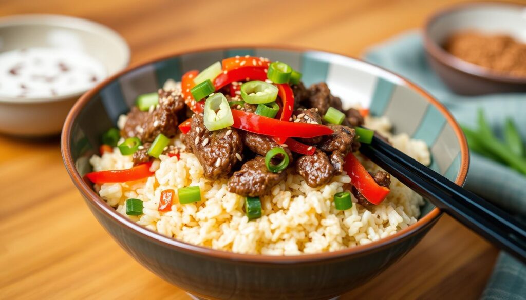 beef pepper rice