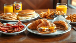 burger king breakfast menu