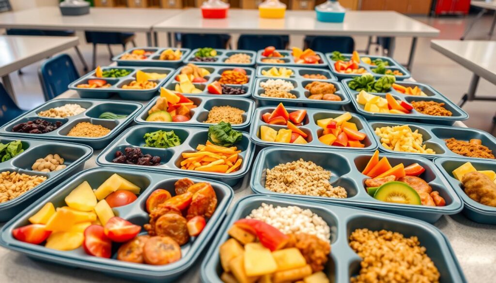 school lunch portions